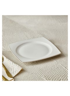 Buy Peace Square Side Plate 26 x 1.8 x 26 cm in UAE