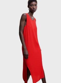 Buy Side Slit Knitted Dress in UAE