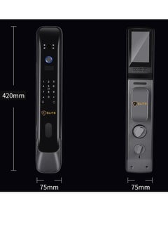 Buy ELITE Automatic Smart Lock Face Recognition Lock Visual Cat’s Eye Face Recognition Lock,Lithium battery WiFi Lock, 6 Ways to Unlock, Fingerprint, App Control, Password, IC Card, Mechanical Key, Hotel, in UAE