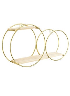 Buy Creative Wall Storage Rack Conjoined Double Round Rack in UAE