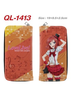 Buy Love Live Perimeter Full Color Zipper Wallet Wallet Ticket Clip Cartoon Animation Long Wallet Clutch Coin Purse in Saudi Arabia