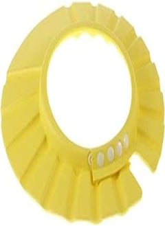 Buy Baby shower cap, soft shower cap, hair washing cap, baby shield (yellow) in Egypt