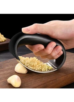 Buy Stainless Steel Ginger Garlic Press Hand Press Garlic Puree in Saudi Arabia