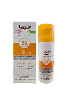 Buy Eucerin Sun Protection Sunscreen Oil Control SPF50+ Breathable Refreshing Long Lasting Moisturizing Lightweight Non Greasy Easy to Apply Sun Gel for Sensitive Skin in Saudi Arabia