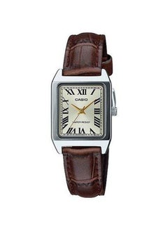 Buy Women's Leather Analog Wrist Watch LTP-V007L-9BUDF - 22 mm - Brown in UAE