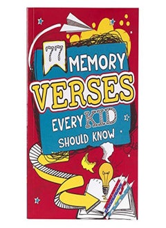 Buy Book Softcover 77 Memory Verses Every Kid Should Know in UAE