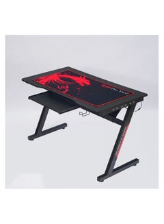 Buy LED gaming table black mouse red in Saudi Arabia