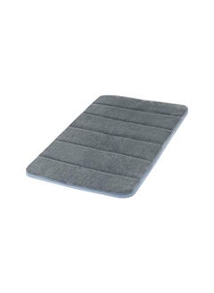 Buy Foam Soft, Comfortable, Non-Slip, Super Water Absorption Bath Mat for Bathroom Floor (Gray, 40cm X 60cm) in Saudi Arabia