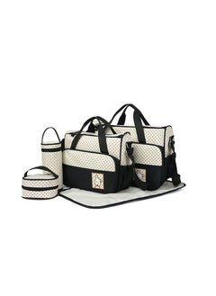 اشتري Five-piece set of mother and baby mummy bag large-capacity multi-functional mother waiting for delivery baby bag going out one shoulder Messenger diaper bag في الامارات