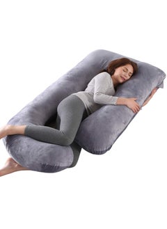 اشتري U-Shaped Pregnancy Pillow  Full Body Maternity Support Pillow(62"x 28") في السعودية