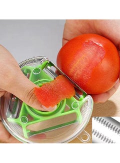 Buy 3 in 1 Peeler Set [ Multi Style Stainless Steel Peeler ] [ Potato Peeler Apple Peeler ] Perfect for Peeling Vegetables & Fruits in UAE