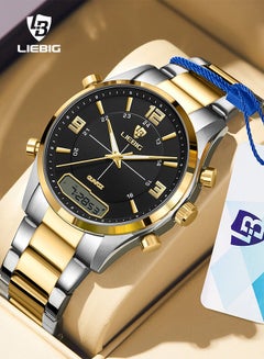 Buy LIEBIG Dual-Display Watch With Luminous Waterproof Mutifunctional Fashion Wristwatches For Men in Saudi Arabia