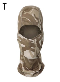 Buy Outdoor Unisex Face Mask Camouflage Pullover Cycling Headgear Full Face Hat Windproof Mask Sports Turban Multicolor in Saudi Arabia