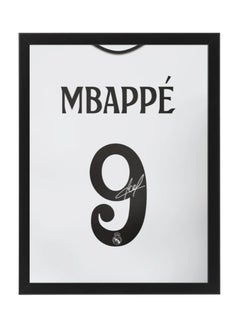 Buy Kylian Mbappe Real Madrid Autographed Jersey - Framed Poster 30x40cm - Football Memorabilia, Soccer Collectible, Gift for Fans in UAE