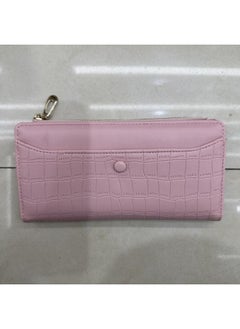 Buy High-grade Stone Pattern Multi-functional Long Two-fold Pu Women's Wallet With Side Pull in Saudi Arabia