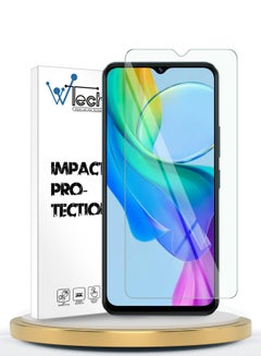 Buy Premium Series Curved Edges 9H 2.5D Tempered Glass Screen Protector For Vivo Y03 4G 2024 Clear in UAE