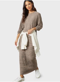 Buy Knitted Maxi Skirt in Saudi Arabia