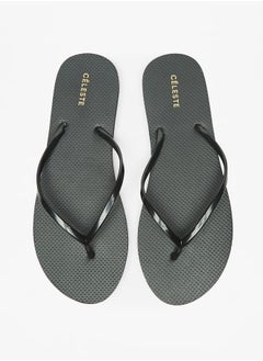 Buy Womens Textured Thong Slippers in UAE