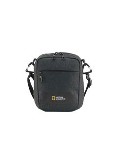 اشتري National Geographic Shadow RPET Utility Bag Anthracite, Durable Water Resistant RFID Pocket, Multi Pocket Casual Shoulder Bag/Crossbody Bag For Office Work School University Travel في الامارات