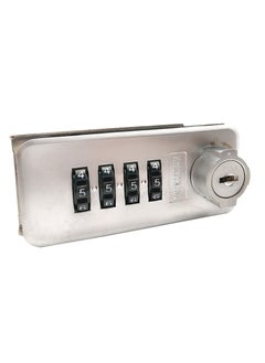 Buy ARMSTRONG Zinc Alloy Matt Chrome Finish 4 Digit Number Dial Combination Cabinet Locks with Key Left Hand in UAE