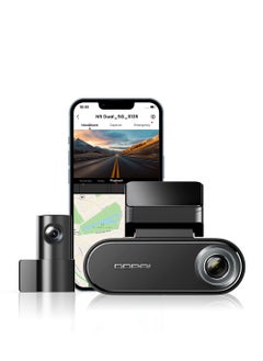 اشتري DDPAI 4K Car Dash Cam Front and Rear 2160P+1080P Built-in 32G eMMC Voice Control ADAS 5G WiFi GPS G-Sensor with APP Control Night Vision 24 Hours Parking Monitor, Support 512GB TF Cards, N5 Dual في الامارات