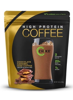 Buy Chike Chocolate Caramel High Protein Iced Coffee, 20 G Protein, 2 Shots Espresso, 1 G Sugar, Keto Friendly and Gluten Free, 14 Servings (14.8 Ounce) in UAE