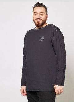 Buy Plus Size Crew Neck T-Shirt in UAE