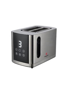 Buy MEBASHI Daily Collection Toaster – 800W Brushed Stainless Steel 2-Slice Toaster with Electronic Browning Control and White Display (ME-TST104) in UAE