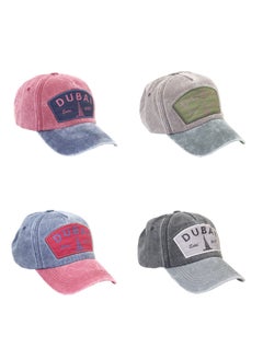 Buy 4-pieceAdjustable Size High Quality Dubai Cap Set in UAE