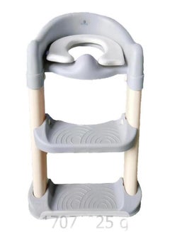 Buy Strong Western Anti-Slip Folding Two-Step Toilet Training Seat for Kids Toilet Training with Safety Handles, Splash Guard and Soft Seat Fits All Standard Size Toilets in Saudi Arabia