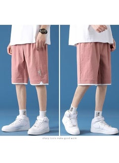 Buy Fashion Casual Youth Shorts Pink in UAE