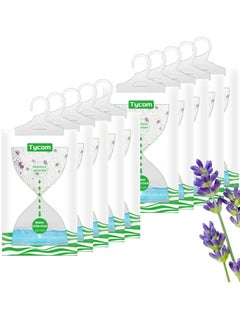 Buy TYCOM Dehumidifiers, Hanging Humidity Packs for Effectively Absorbing Excess Moisture, Closet Dehumidifiers & Odor Removers for Home & Car -Lavender 10Pcs in UAE