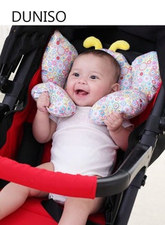 اشتري Baby Travel Pillow Toddler Head and Neck Support Pillow for Car Seat Pushchair في الامارات