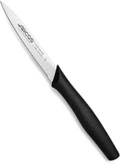 Buy Arcos Nova Serrated Peeling Knife - Black, 100mm in Egypt