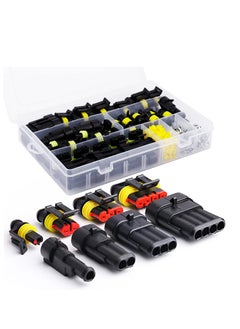 Buy 352 Pcs 26 Kits Electrical Connectors, Waterproof Automotive Motorcycle Electrical Wire Connector Terminals, 1 2 3 4 Pin Truck Harness Plug Car Spark Plug Connector for Car, Truck in Saudi Arabia