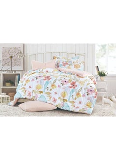 Buy FLORAL NUDE  MICROFIBER COMFORTER SET 6PCS KING SIZE in Saudi Arabia