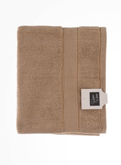 Buy Beige 100% Cotton Hand Towel 50x90 cm in UAE