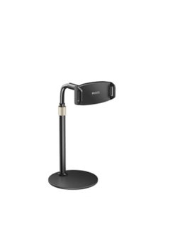 Buy Yesido C115 Long Arm Metal Lazy Adjustable Display Gooseneck Tablet Hang Moblie Phone Holder - Black in UAE