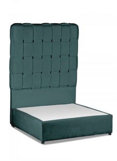 Buy Nara | Velvet Bed Frame - Turquoise in Saudi Arabia