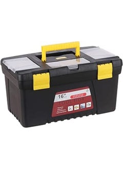 Buy plastic tool storage box, 16 inch - black in Egypt