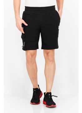 اشتري Men Sportswear Fit Training Cargo Shorts, Black في السعودية