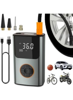 Buy Tire Inflator Portable Air Compressor | Small Compressor | Battery Powered, Rechargeable 12VDC, 150PSI Wireless Air Pump with Digital Pressure Gauge | Inflate Cars, SUVs, Bikes 2x Faster in Saudi Arabia