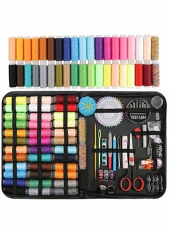 اشتري 183-Piece Sewing Kit Premium Oxford Fabric for Beginner Kids Adults Travel Thread and Needle Sewing Accessories Organizer Emergency kit في السعودية