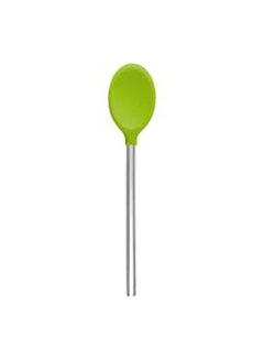 Buy Silicone Spoon with Stainless Steel Handle (Green) in Egypt
