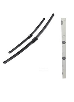 اشتري Car Windshield Wiper Set, High Quality Material,  2 Pieces, New Skoda في مصر