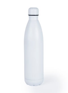 اشتري Nessan 500ml Sport Water Bottle Vacuum Insulated Stainless Steel Sport Water Bottle Leak-Proof Double Wall Cola Shape Water Bottle, Keep Drinks Hot & Cold - White في الامارات
