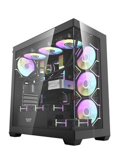 اشتري Game Sekret Gaming Computer PC Desktop, Intel Core i5-13400F, 16DDR4 Ram, 1TB NVMe SSD, 3060 OC 8GB GPU GDDR6, RGB 7 Fan case, Window11 Pro في الامارات