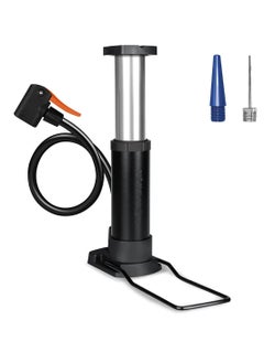 Buy Multipurpose Mini Bike Pump Portable Bike Floor Mini Pump For Bicycle Tire With Dunlop Valves And Gas Needle For Road Bike Mountain Bike Balls Outdoor And Home Use in UAE