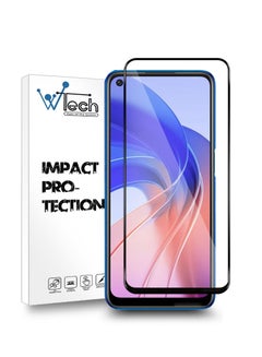 Buy 5D Tempered Glass Screen Protector For Oppo A55 6.51 Inch Clear/Black in Saudi Arabia