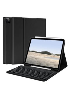 Buy iPad Pro 12.9 inch 2022 Case with Keyboard, Arabic and English Keyboard case(for 12.9-inch iPad Pro - 6th Generation, 5th/4th/3rd Generation)- Wireless Detachable - with Pencil Holder for iPad 12.9 in Egypt